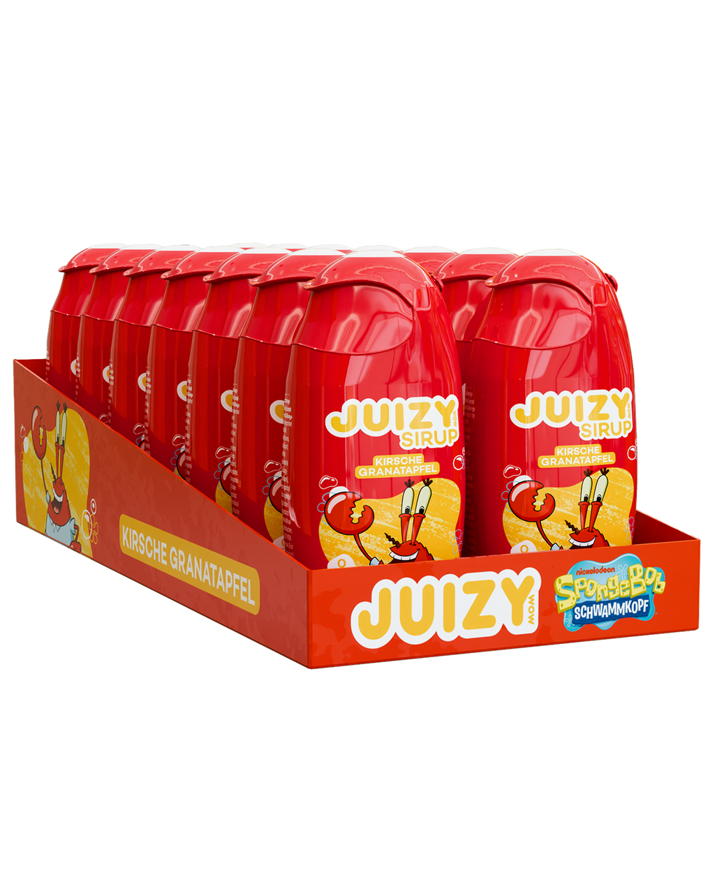 JUIZY WOW Mr Krabs - Kirsche-Granatapfel Tray 16er