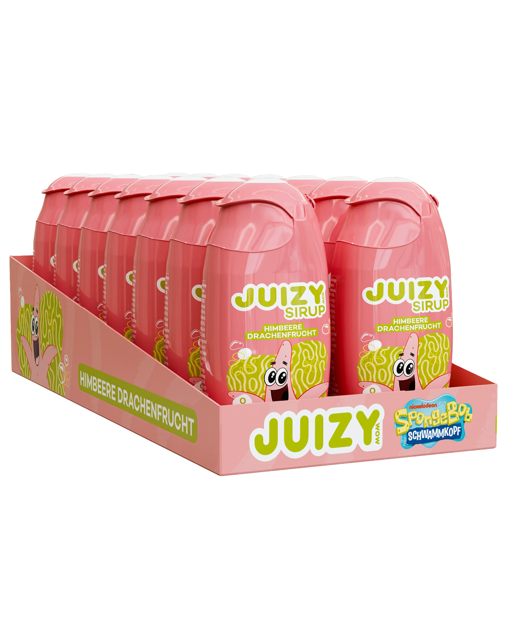JUIZY WOW Patrick - Himbeere-Drachenfrucht 16er Tray