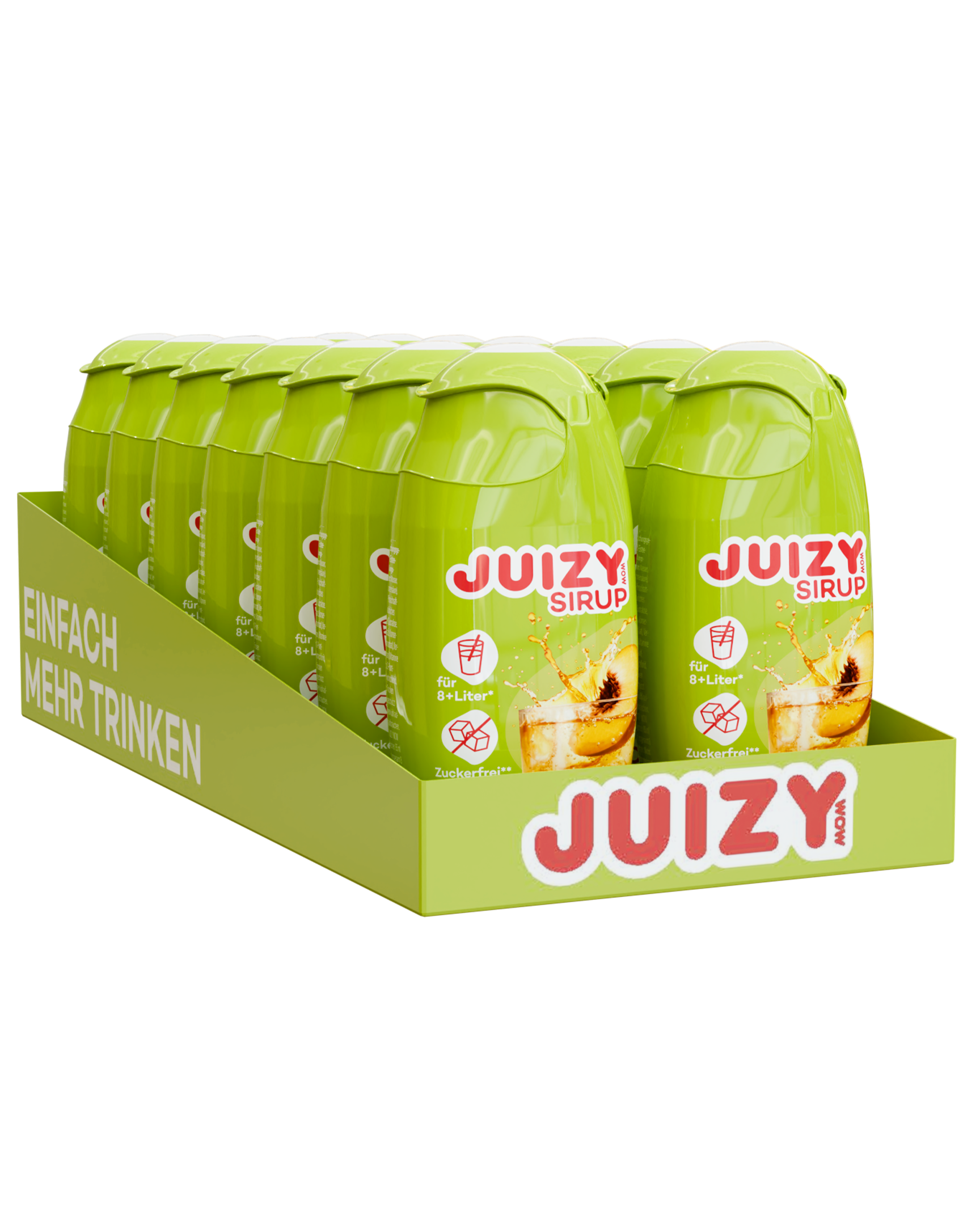 JUIZY WOW Peach Ice Tea 16er Tray