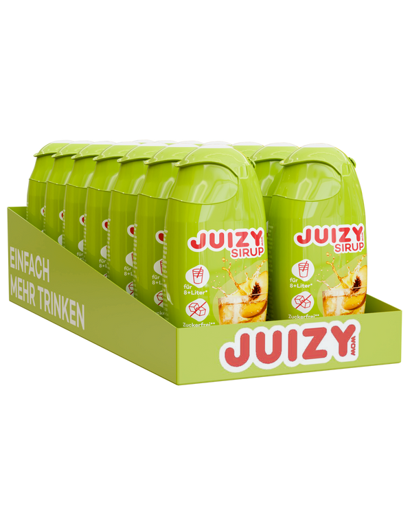 JUIZY WOW Peach Ice Tea 16er Tray