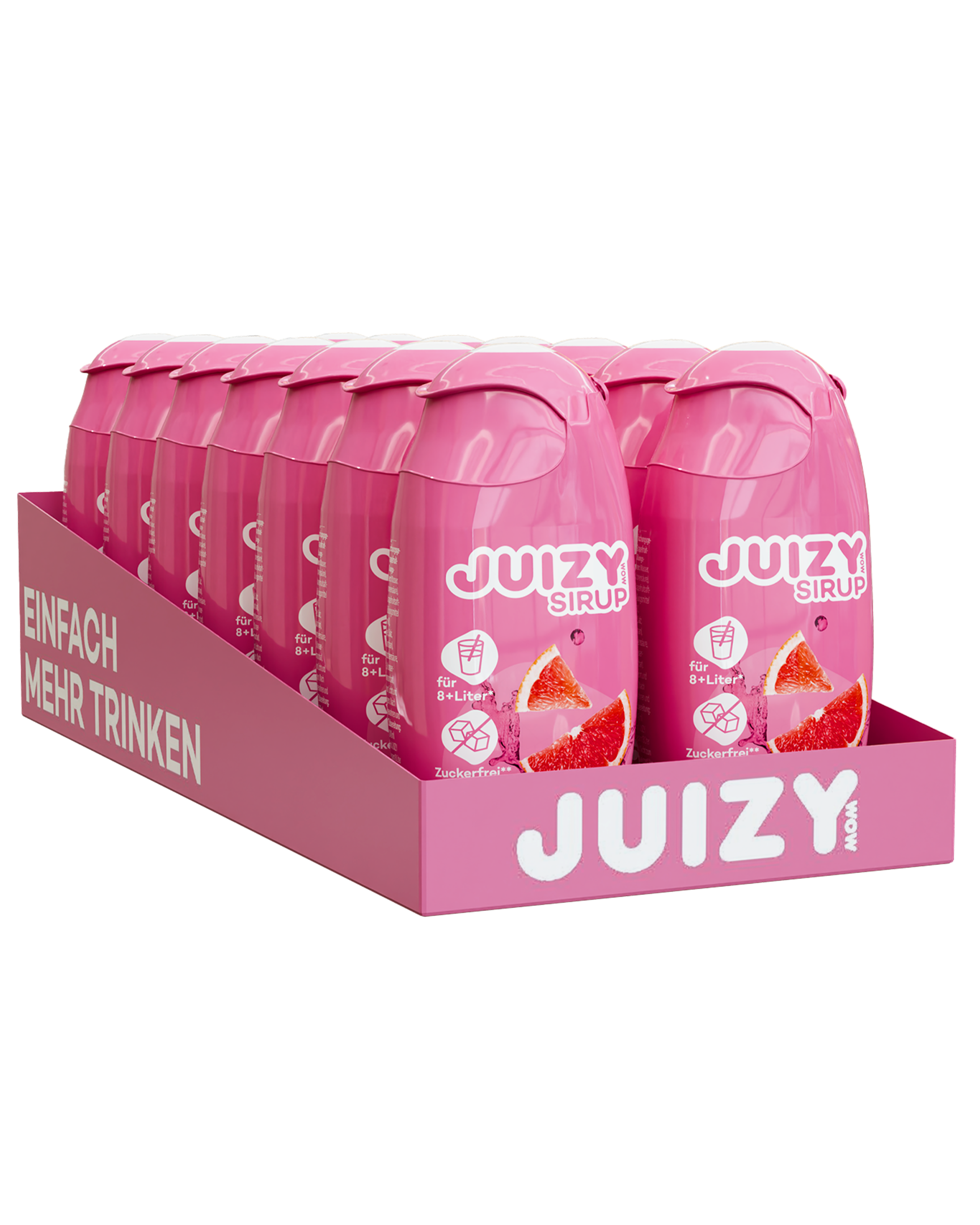 JUIZY WOW Pink Grapefruit 16er Tray