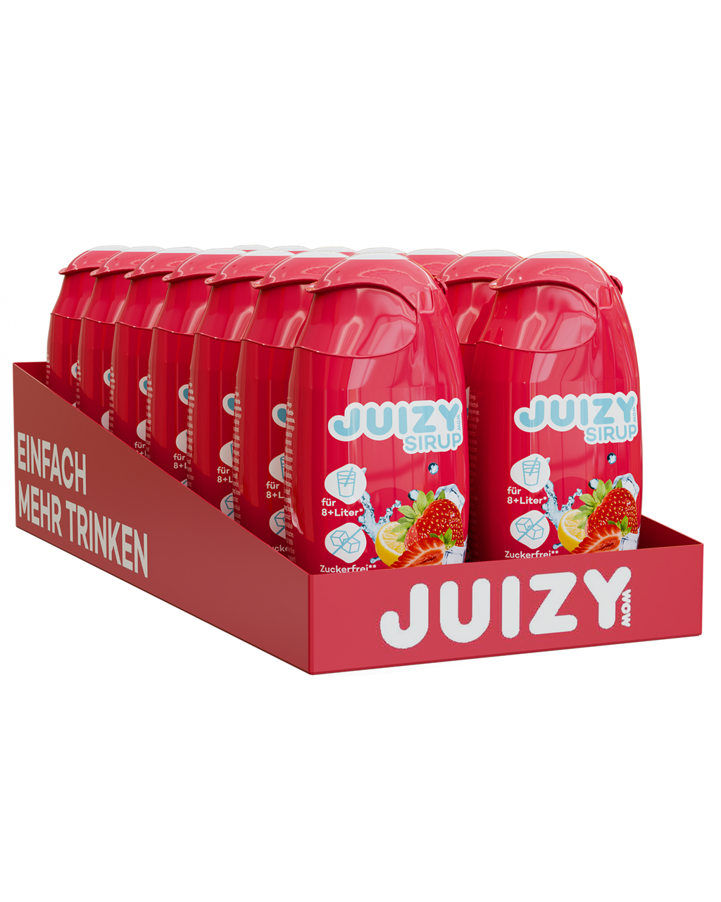 JUIZY WOW Strawberry Ice 16er Tray