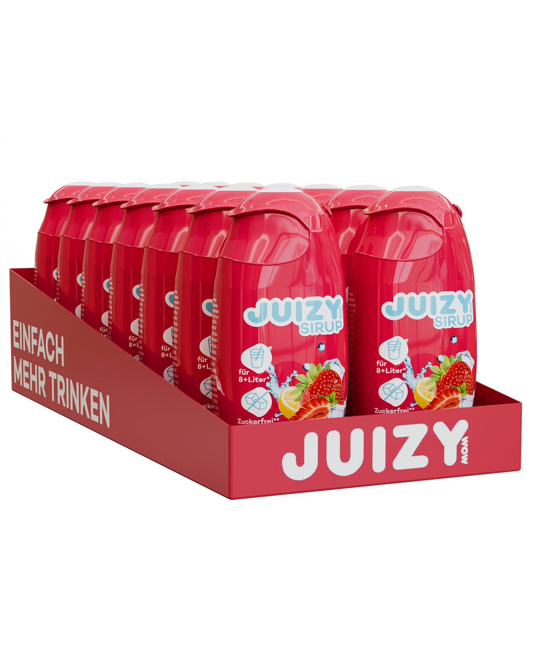 JUIZY WOW Strawberry Ice 16er Tray