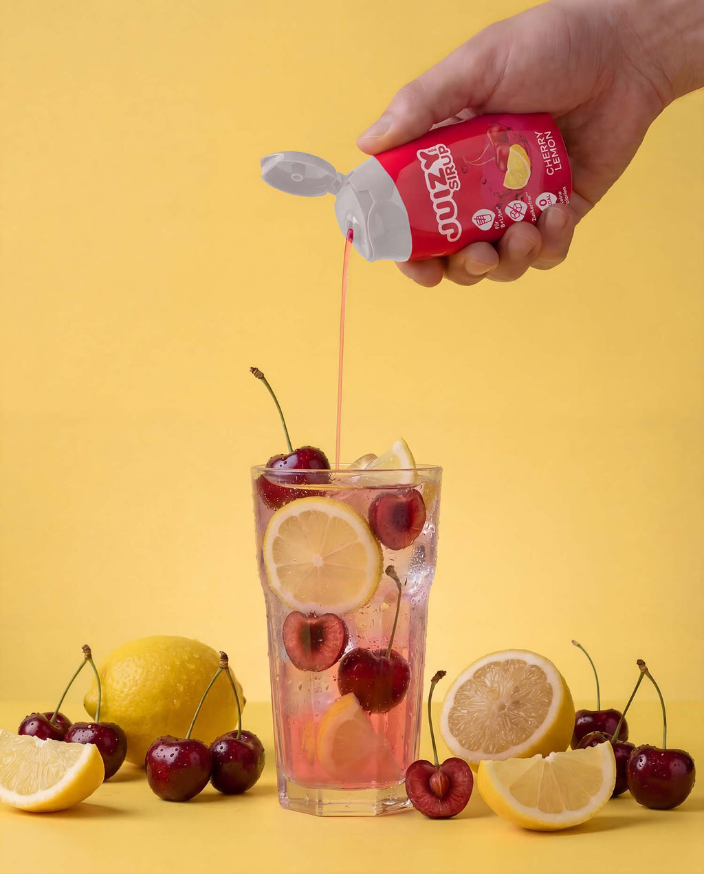 JUIZY WOW Cherry Lemon 16er Tray