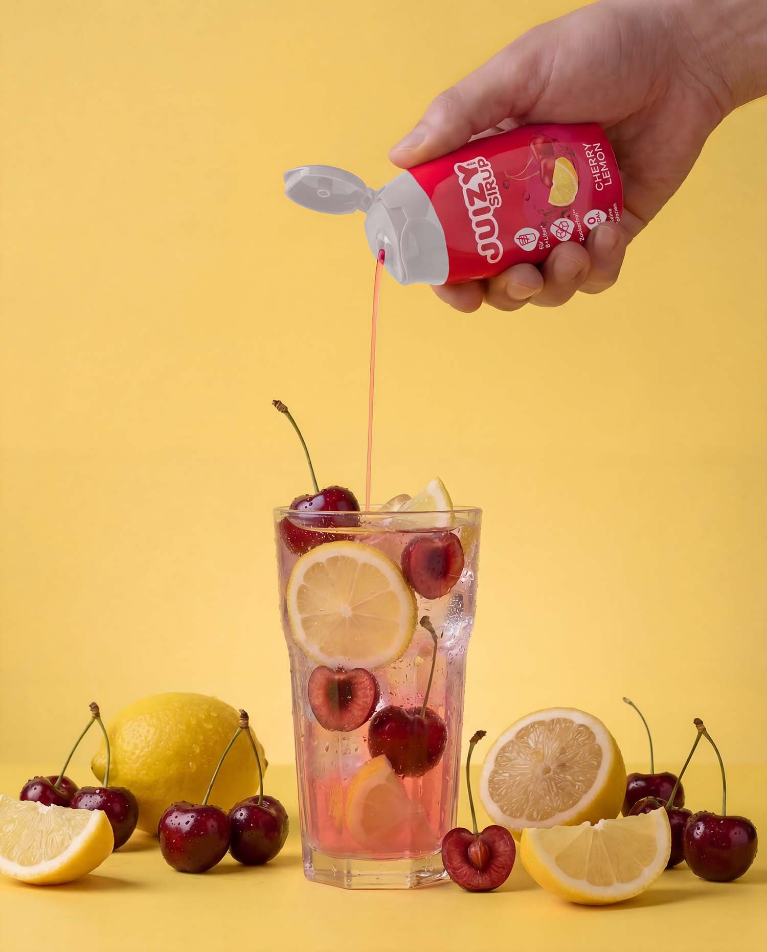 JUIZY WOW Cherry Lemon 16er Tray