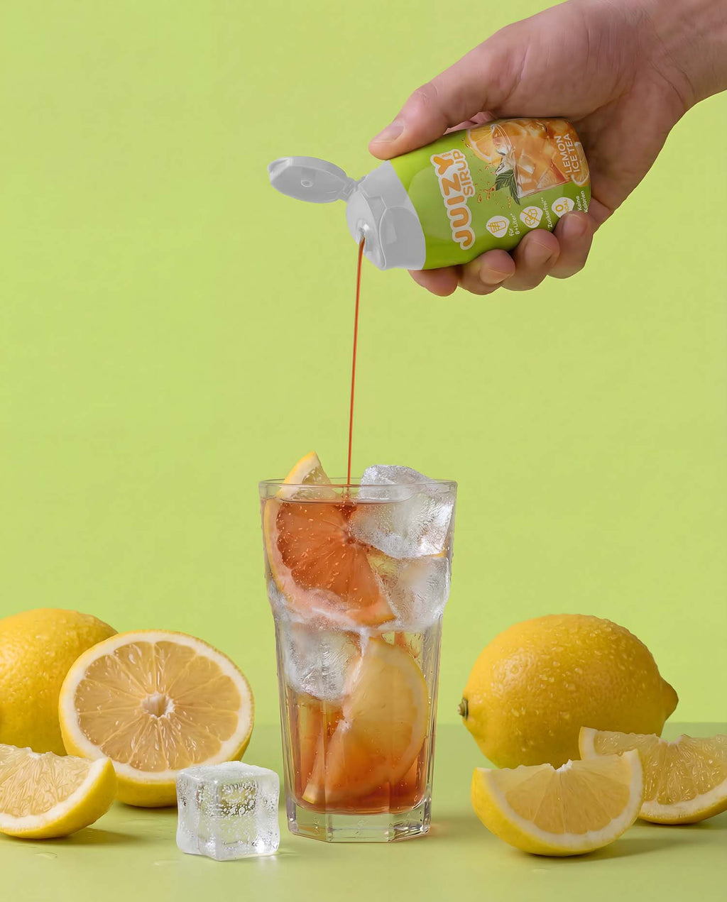JUIZY WOW Lemon Ice Tea 16er Tray