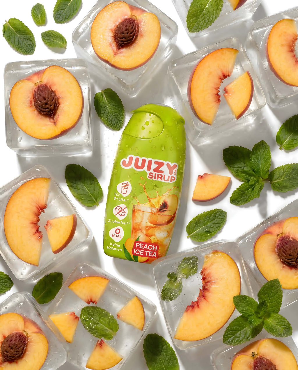 JUIZY WOW Peach Ice Tea 16er Tray