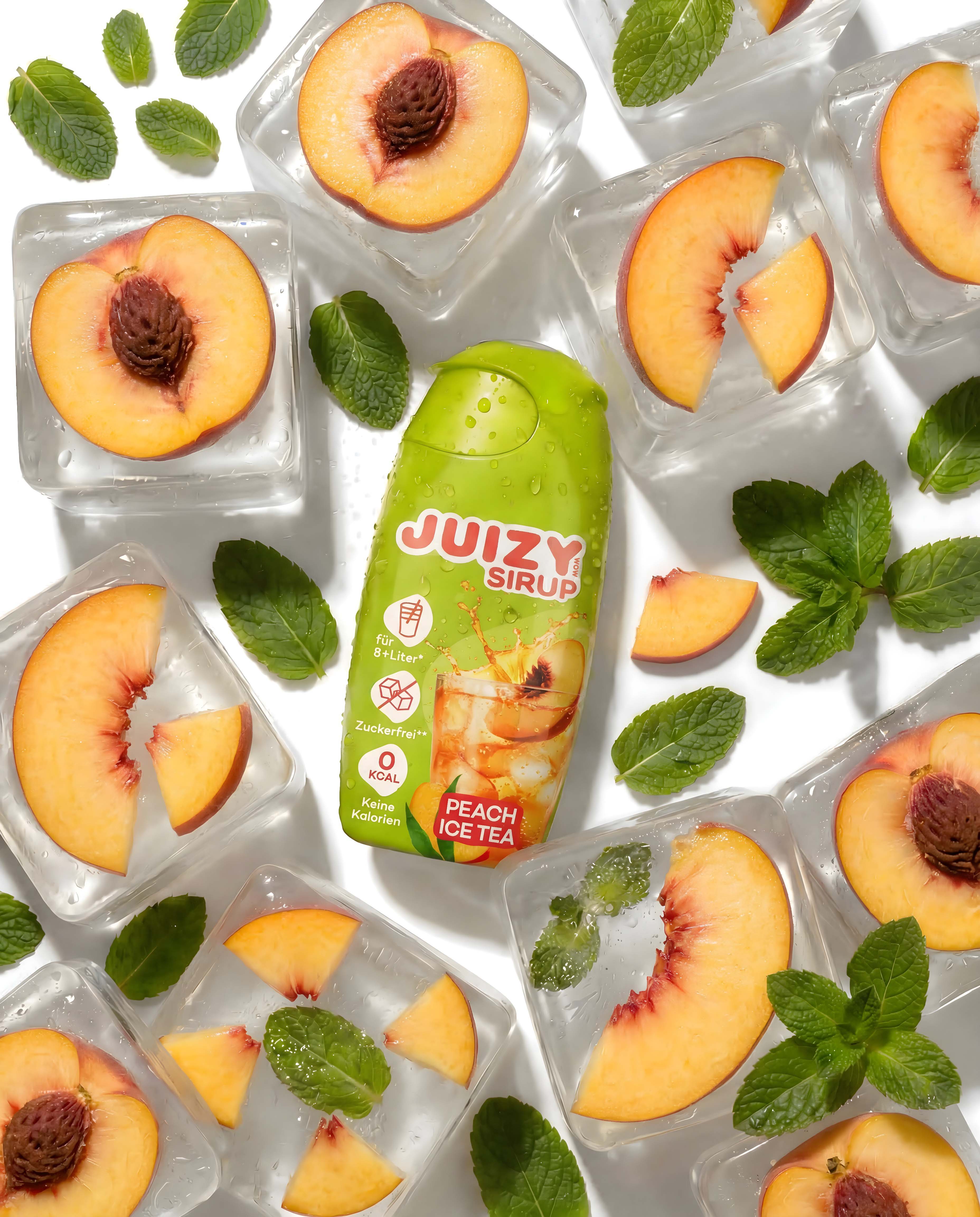 JUIZY WOW Peach Ice Tea 16er Tray