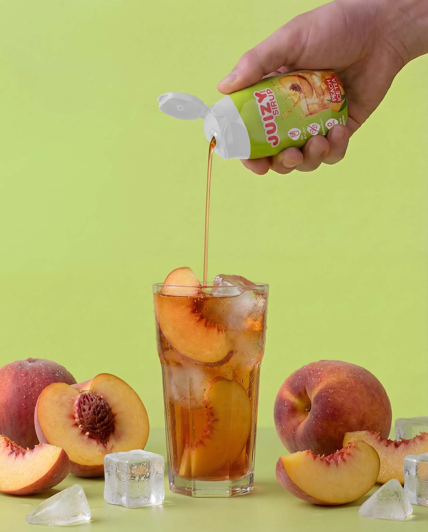 JUIZY WOW Peach Ice Tea 16er Tray