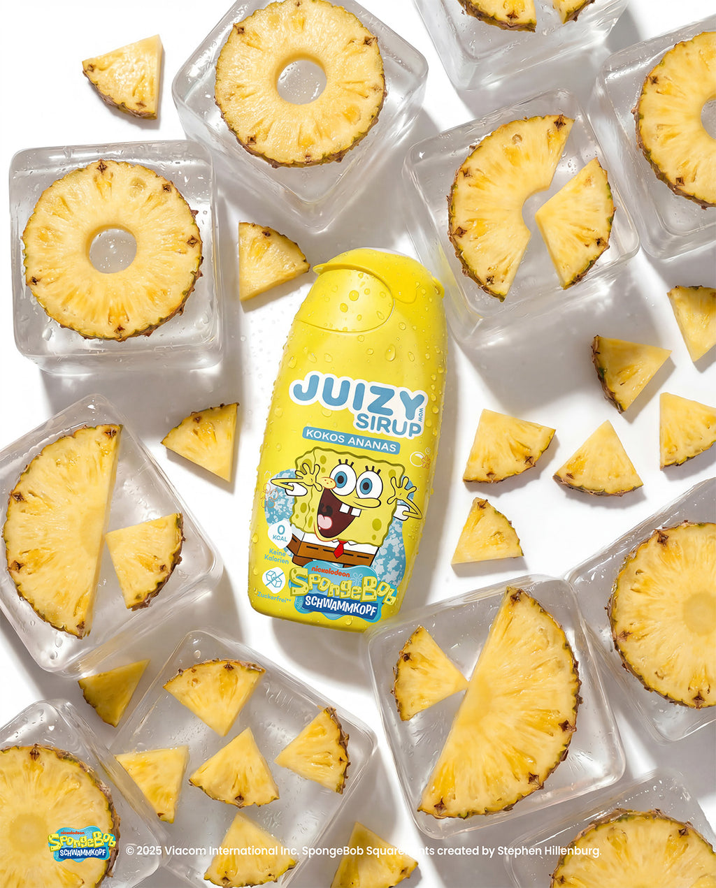JUIZY WOW SpongeBob - Kokos-Ananas 16er Tray